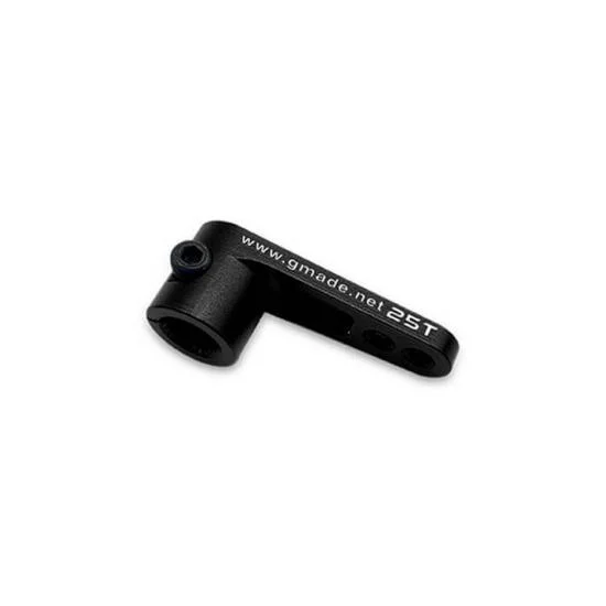 GMade Aluminium Offset Clamping Servo Arm (Black) (25T) — image 3 of 4