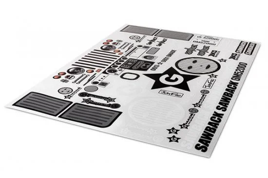 GMade Sawback Decal Sheet &mdash; image 2 of 2