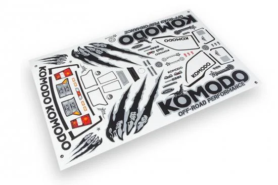 GMade Komodo Decal Sheet &mdash; image 2 of 2