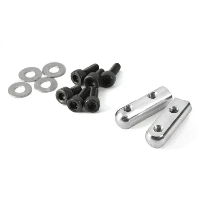 GMade Aluminium Servo Mount Silver (2) — image 1 of 2