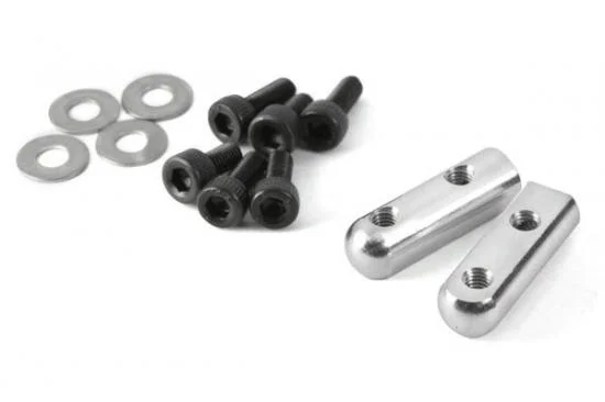 GMade Aluminium Servo Mount Silver (2) — image 2 of 2