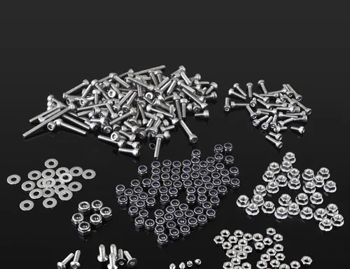 GMade Stainless Steel Hex Bolt S + Nuts For Gs01 Chassis