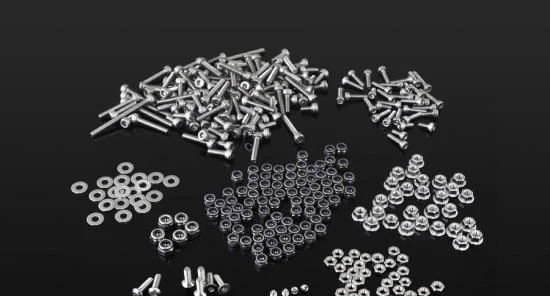 GMade Stainless Steel Hex Bolt S + Nuts For Gs01 Chassis — image 3 of 4