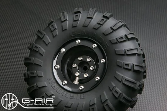 GMade G-Air System Wheel Silver Metal Stoppers (2) — image 2 of 2