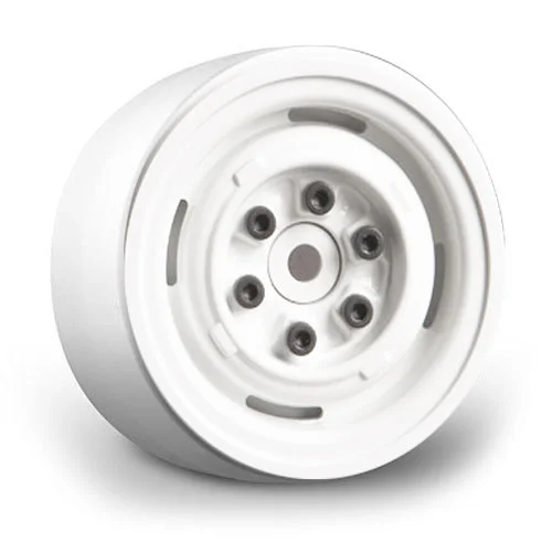 GMade 1.9 Vr01 Beadlock Wheels (White) (2)