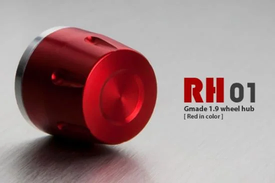 GMade 1.9 Rh01 Wheel Hubs (Red) (4) — image 3 of 3
