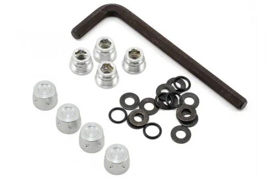 GMade 1.9 Rh01 Wheel Hubs (Silver) (4) — image 2 of 3