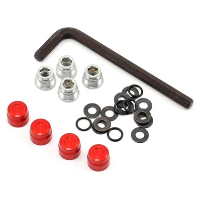 GMade 1.9 Rh02 Wheel Hubs (Red) (4) — image 1 of 3