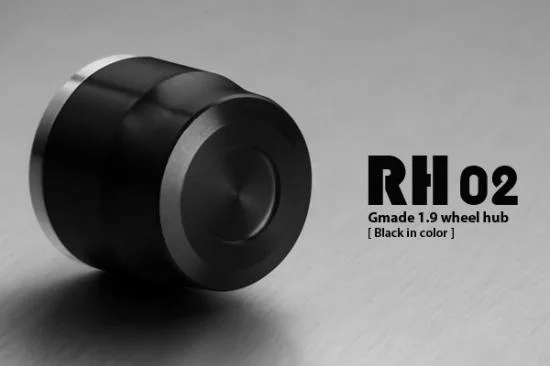 GMade 1.9 Rh02 Wheel Hubs (Black) (4) — image 3 of 3