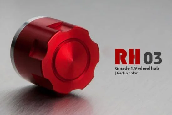 GMade 1.9 Rh03 Wheel Hubs (Red) (4) — image 3 of 3