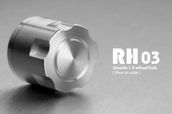 GMade 1.9 Rh03 Wheel Hubs (Silver) (4) — image 3 of 3