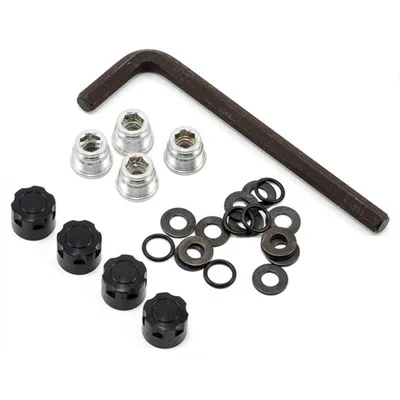 GMade 1.9 Rh03 Wheel Hubs (Black) (4) — image 1 of 3
