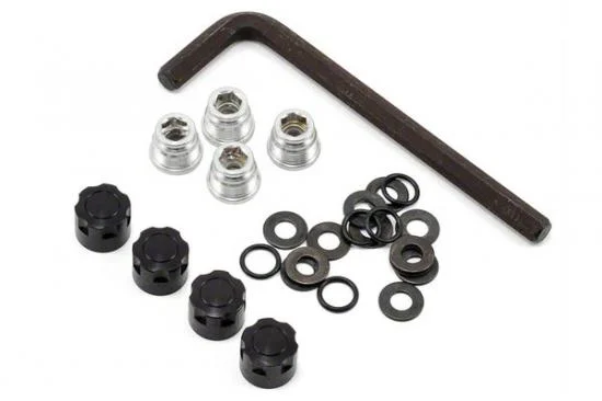 GMade 1.9 Rh03 Wheel Hubs (Black) (4) — image 2 of 3