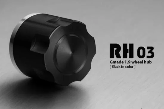 GMade 1.9 Rh03 Wheel Hubs (Black) (4) — image 3 of 3