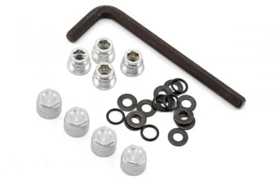 GMade 1.9 Rh04 Wheel Hubs (Silver) (4) — image 2 of 3