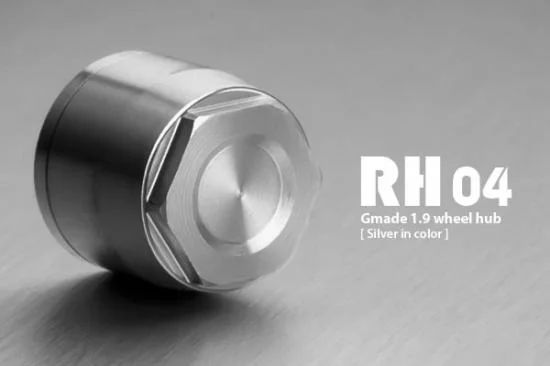 GMade 1.9 Rh04 Wheel Hubs (Silver) (4) — image 3 of 3