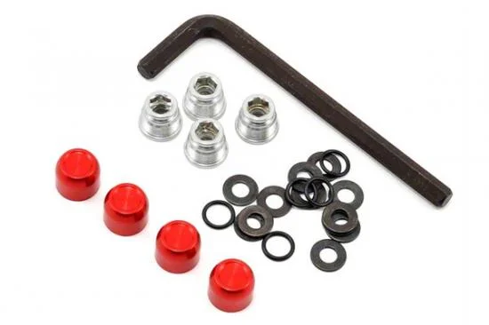 GMade 1.9 Rh05 Wheel Hubs (Red) (4) — image 2 of 3