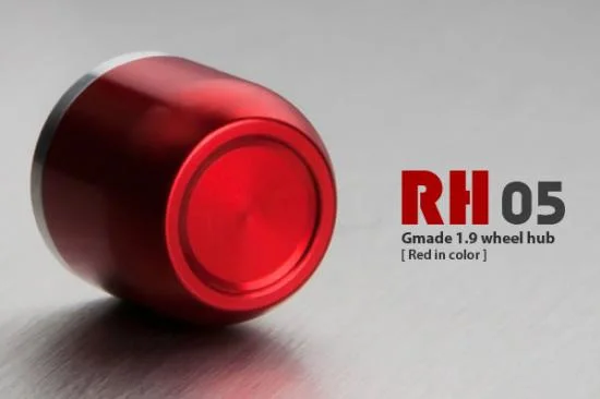 GMade 1.9 Rh05 Wheel Hubs (Red) (4) — image 3 of 3
