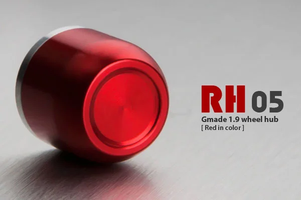 GMade 1.9 RH05 Wheel Hubs (Red) (4) — image 3 of 3