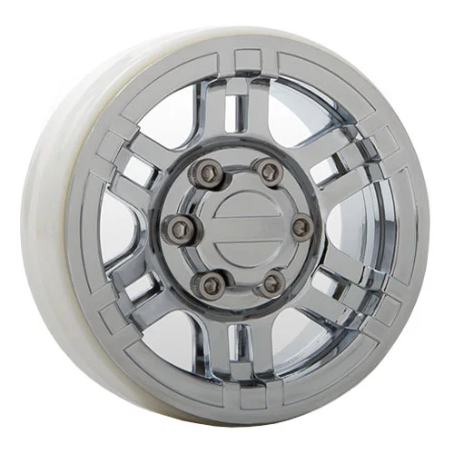 GMade 1.9 Nr02 Beadlock Wheels (Chrome) (2)