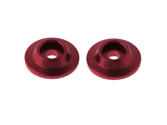 ARAC9690 Arrma CNC Aluminium Wing Buttons (Red) (2Pcs) — image 1 of 2