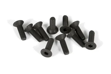 Axial M3x10mm Hex Socket Countersink Screws (Black) (10) — image 1 of 2