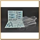 Hobao Hyper 10 SC Clear Bodyshell W/Decal — image 2 of 3