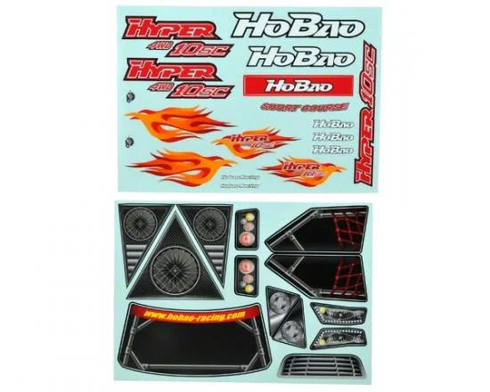 Hobao Hyper 10 SC Decal Set — image 1 of 3