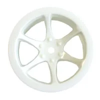 Hyper Mini ST 6-Spoke Wheel Set White (4)