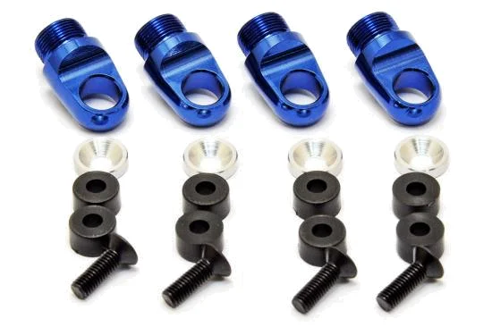 Hobao DC-1 CNC Aluminium Shock Caps W/Gasket (4) — image 2 of 2