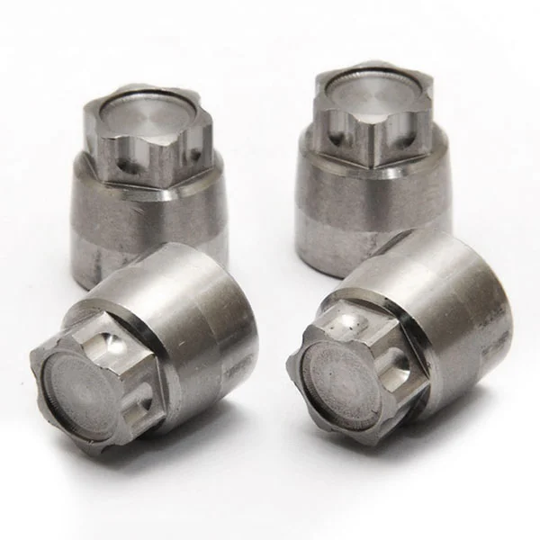 Hobao DC-1 CNC Aluminium Flanged Wheel Nuts 4mm (4)