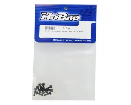 Wheelspin Racing Hobao M3X10mm Hex Socket Cap Screws (6) — image 2 of 2
