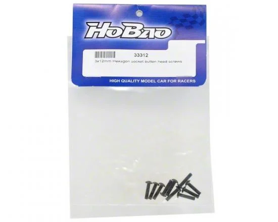 Hobao M3X12mm Hex Socket Button Head Screws &mdash; image 2 of 3