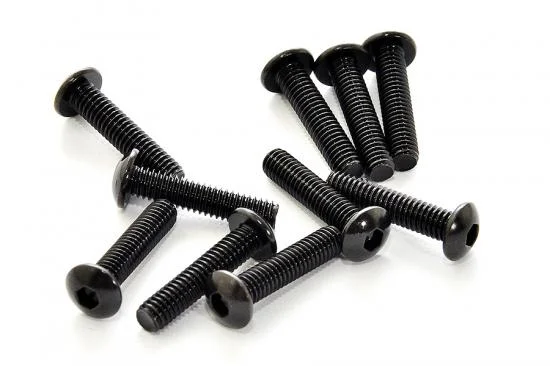 Hobao M4X18mm Hex Socket Button Head Screws (10) &mdash; image 2 of 2