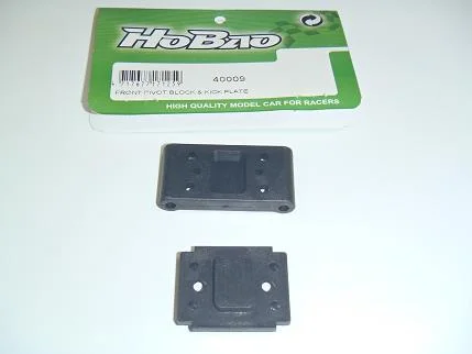 Hobao H2 Front Pivot Block + Kick Plate — image 1 of 2