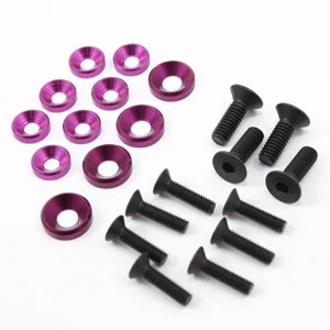 Hobao Hyper 7 4mm Aluminium Washers And Screws