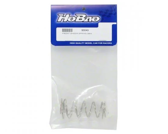 Hobao Hyper SS/Cage Front Shock Spring-Silver (2) — image 2 of 3