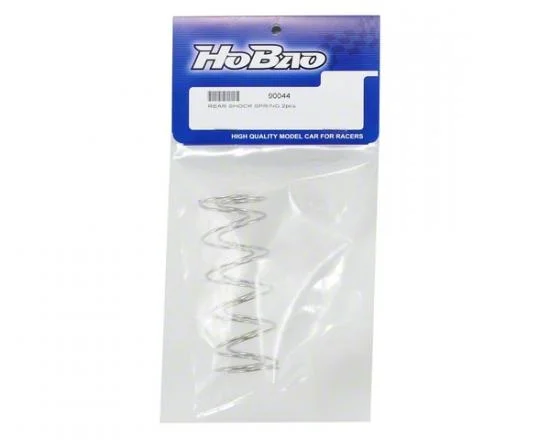 Hobao Hyper SS/Cage Rear Shock Spring-Silver (2) &mdash; image 2 of 3