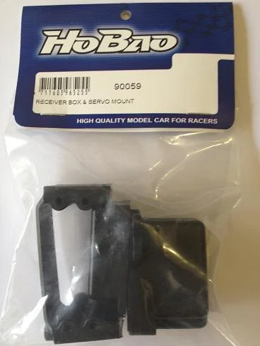 Hobao Hyper SS/Cage Receiver Box + Servo Mount — image 1 of 2