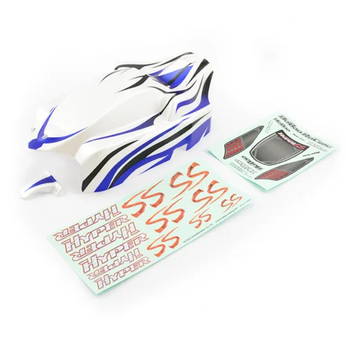 Hobao Hyper SS Electric Printed Body (Blue/White) — image 1 of 4
