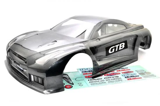 Hobao Hyper GTB Painted Body-Long (Gray) — image 2 of 2