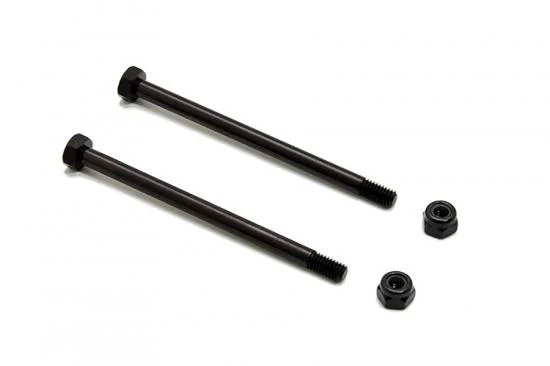 Hobao Hyper MT Sport Plus II New Hub Hinge Pin M4X62mm (2) — image 2 of 2