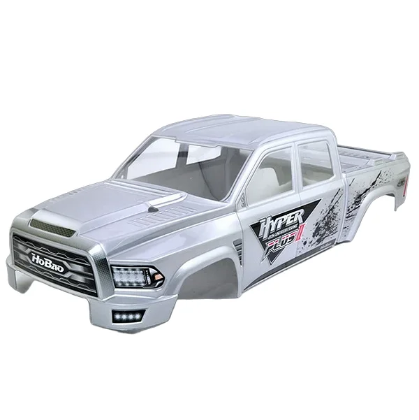 Hobao Hyper MT Plus II Printed Body Shell - Silver White — image 1 of 6