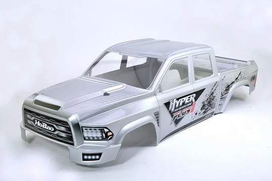 Hobao Hyper MT Plus II Printed Body Shell - Silver White — image 2 of 5