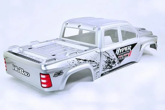 Hobao Hyper MT Plus II Printed Body Shell - Silver White — image 5 of 5