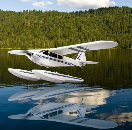 HobbyZone Float Set - Fits Super Cub, Carbon Cub, Etc