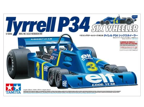 Tamiya 1:12 Tyrrel P34 Wheeler W Etch — image 2 of 6