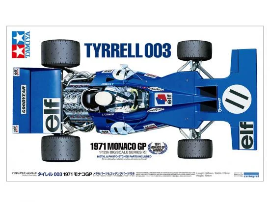 Tamiya Tyrrell 003 1971 Monaco — image 2 of 6