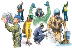 Italeri Nato Pilots And Ground Crew