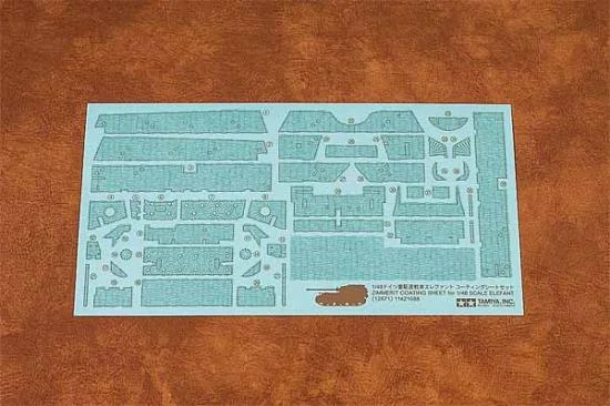 Tamiya 1/48 Elefant Zim Sheet — image 2 of 5